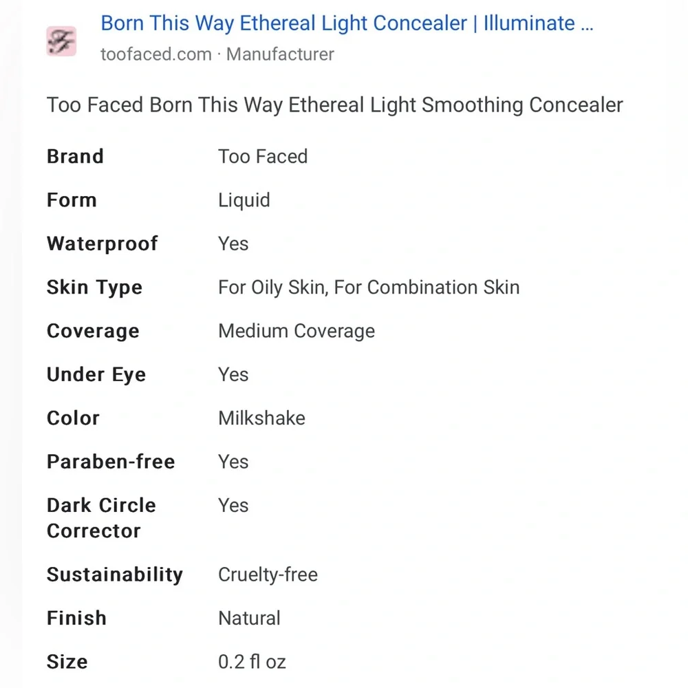 Born This Way Ethereal Light Concealer